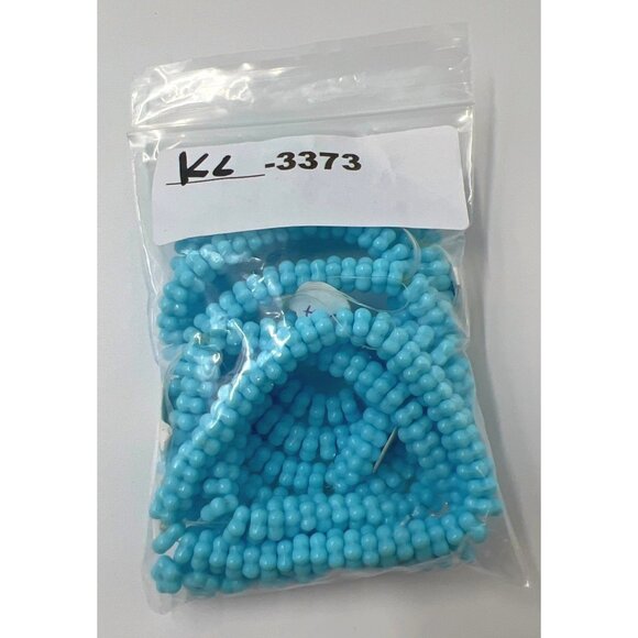 Flower Spacer Bead 50 per strand Glass Blue Jewelry - Picture 5 of 5